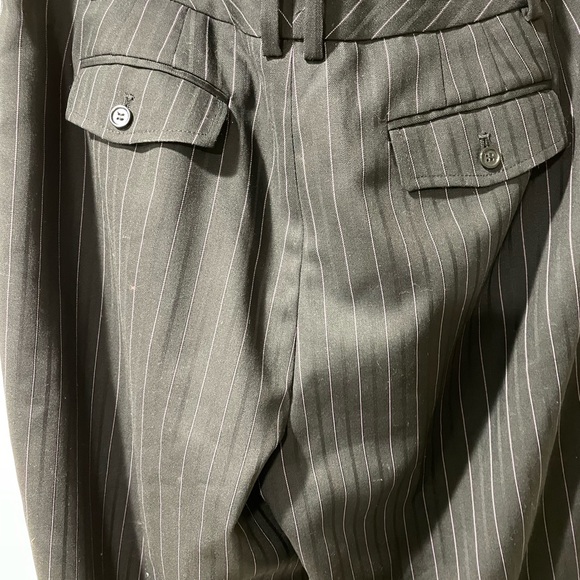 Ann Taylor size 10 black dress pants with stripe - Picture 5 of 7